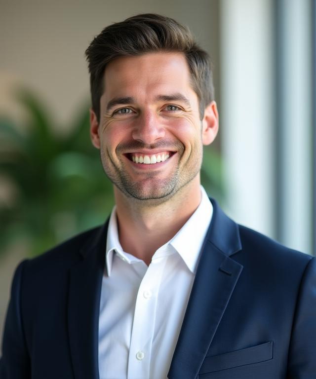 Tom Hargreaves in a professional setting, Melbourne interview coach